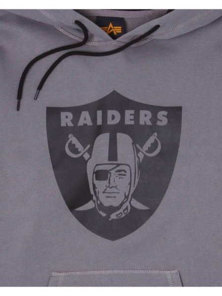 LAS VEGAS RAIDERS X ALPHA X NEW ERA HOODIE (GRAY)