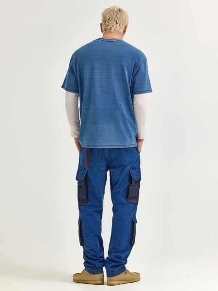 ALPHA X LEE LOOSER FIT INDIGO DYED TEE