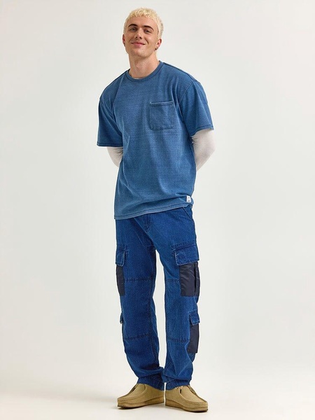 ALPHA X LEE LOOSER FIT INDIGO DYED TEE