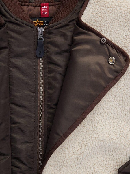 WOMEN'S B-15 SHERPA HYBRID BOMBER JACKET (SEASONAL)