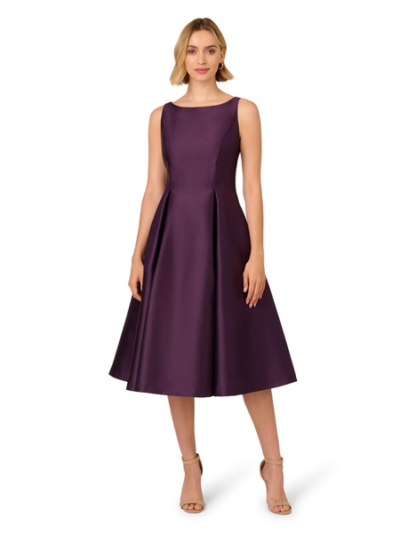 Adrianna Papell Women's Sleeveless Tea Length Dress