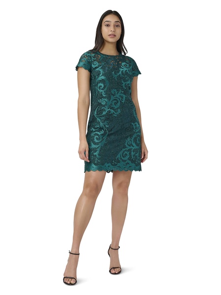 Adrianna Papell Women's Lace a Line Shift Dress