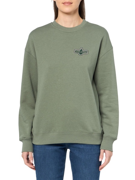 Volcom Women's Essential Crew Fleece Snowboard Winter Sweatshirt