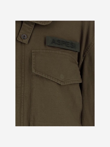 Cargo Logo Patch Hooded Jacket