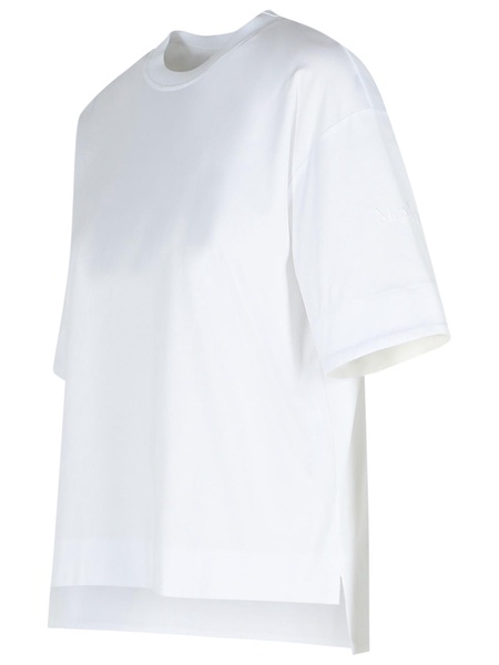 Max Mara 'Estella' White Cotton T-Shirt Women
