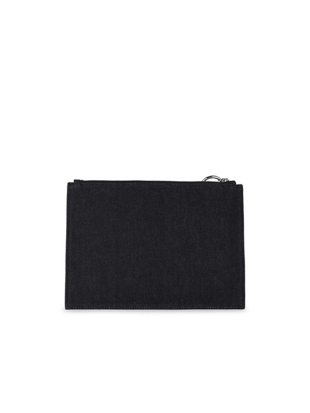 A.P.C. 'Tokyo' Blue Cotton Clutch Bag Men