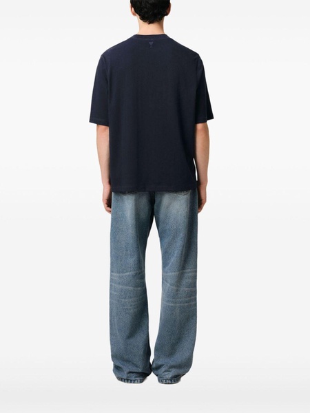 Ami Paris Men Logo Cotton T-Shirt