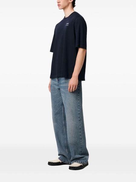 Ami Paris Men Logo Cotton T-Shirt