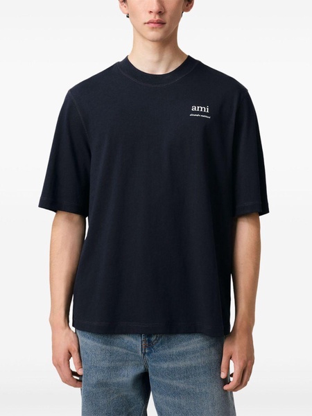 Ami Paris Men Logo Cotton T-Shirt