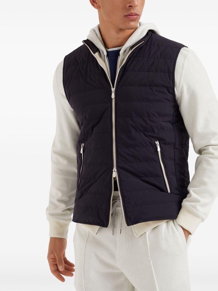 Brunello Cucinelli Men Nylon Down Vest