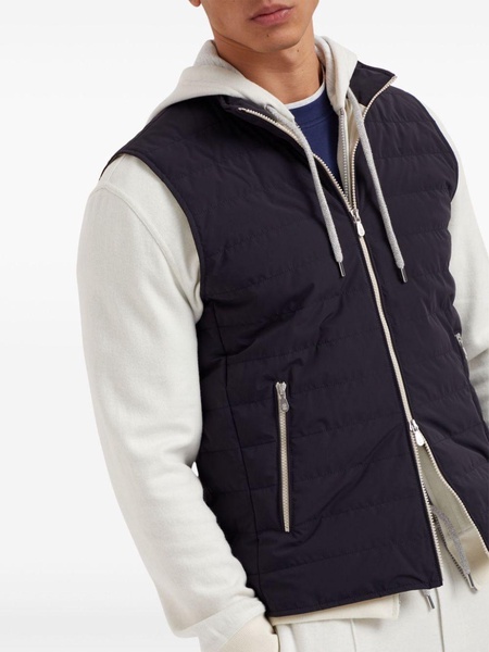 Brunello Cucinelli Men Nylon Down Vest