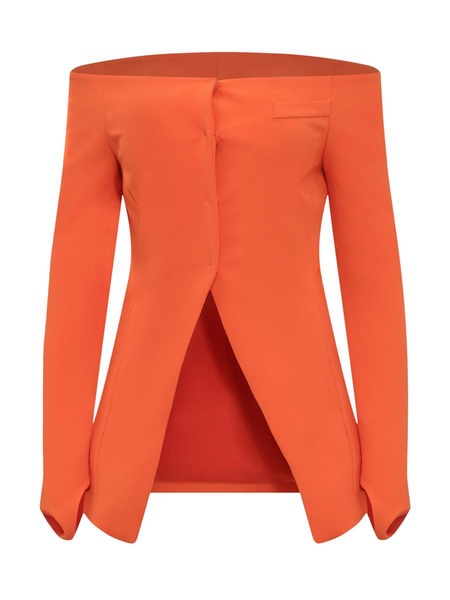Alessandro Vigilante Blazer With Bare Shoulders