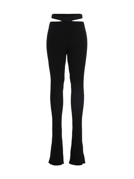 Andreādamo Ribbed Flared Trousers