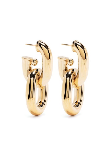 Rabanne Xxl Chain-Link Earrings In Gold-Tone Metal