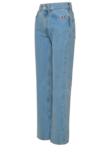 Amish Kendall Blue Cotton Jeans