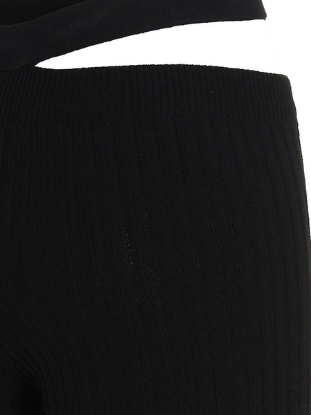 Andreādamo Ribbed Flared Trousers