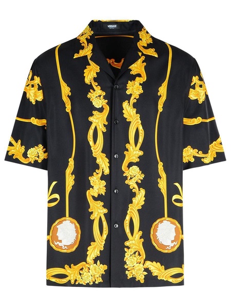 Versace Black Silk Shirt