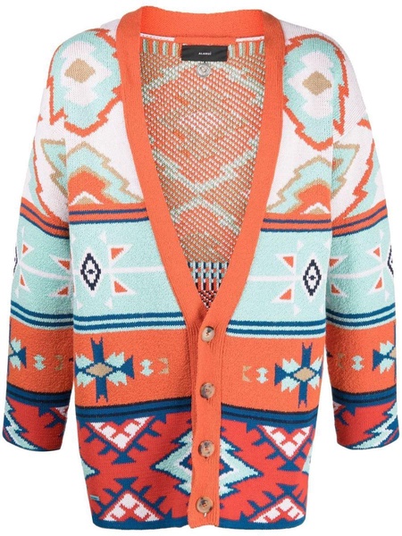 Desert Road jacquard cotton cardigan