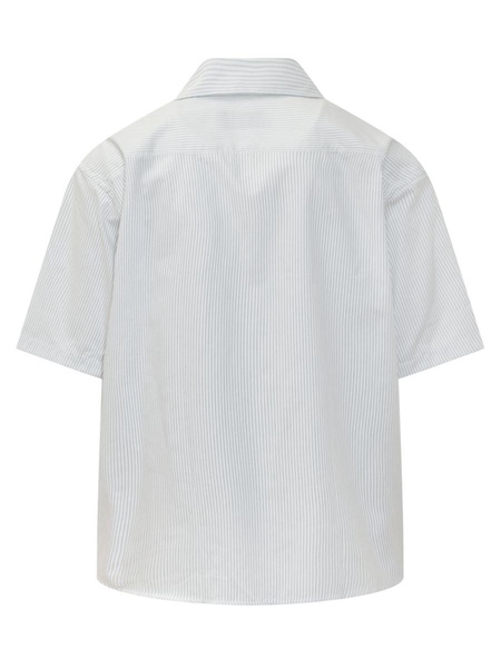 AMI Paris Short Sleeve Shirt Bell Neck