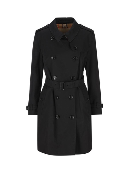 Double Breasted Belted Trench Coat