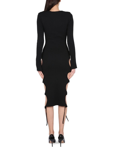Andreādamo Dress With Cut-Out Details