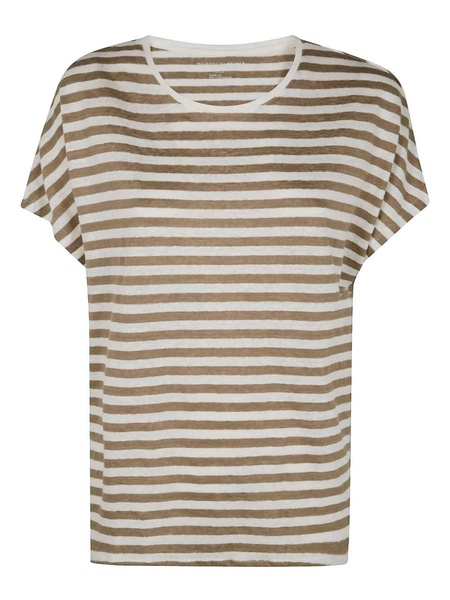 Majestic Filatures Round Neck Short Sleeves Sweater Clothing