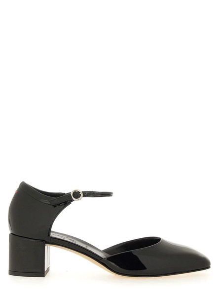 GLOSSY LEATHER "MAGDA" PUMP