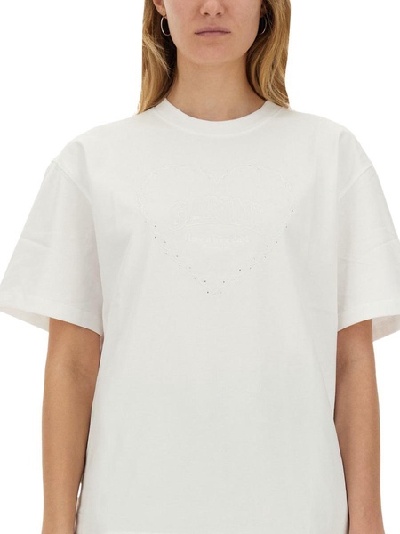 Ganni T-Shirt "Heart"