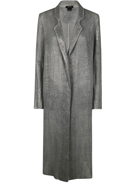 Avant Toi Hand Painted Linen And Cotton Net Fabric Long Duster Clothing
