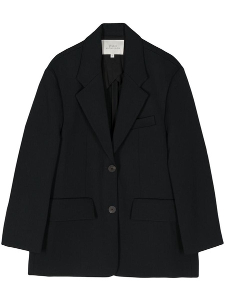 Studio Nicholson Wool Single-Breasted Blazer Jacket