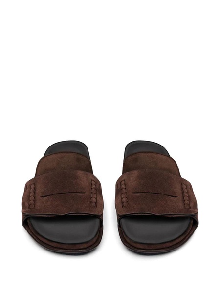 Jacquemus Suede Slides