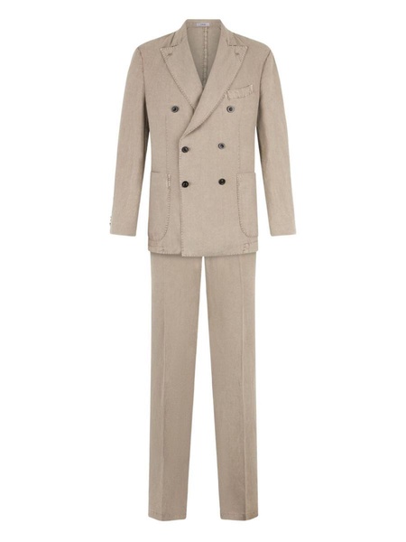 Boglioli Linen Double-Breasted Suit