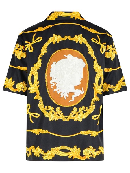 Versace Black Silk Shirt