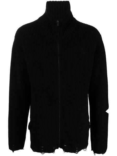 A Paper Kid Knitted Jacket Clothing