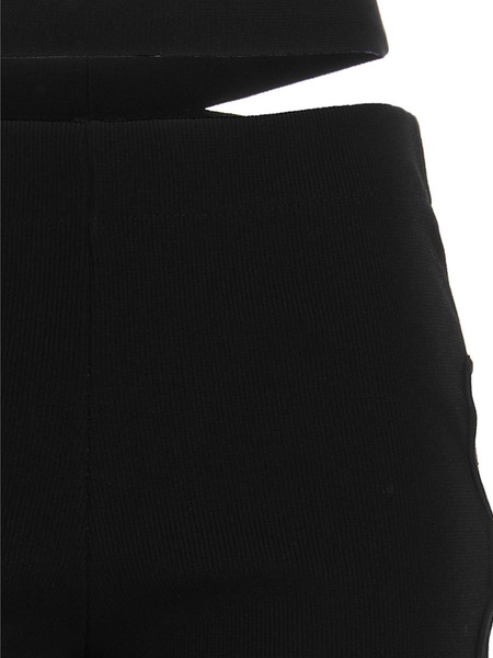 Andreādamo Cut Out Pants With Lacing