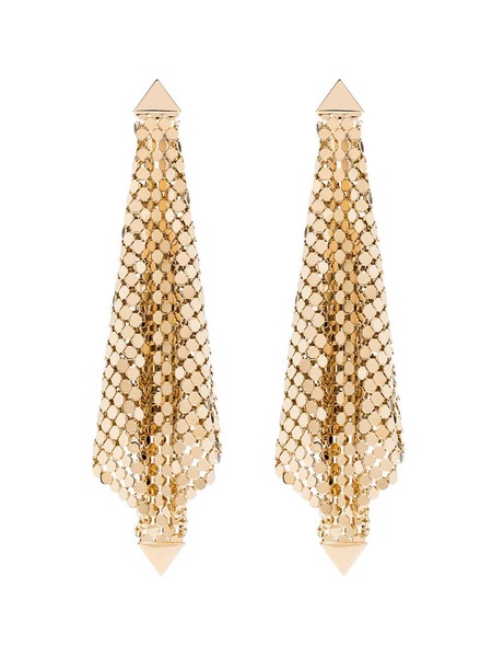 Rabanne Golden Mesh Drop Earrings