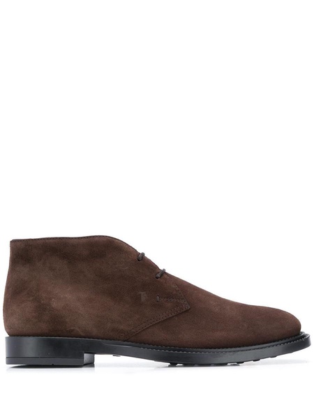 Tod'S Suede Leather Ankle Boot Shoes
