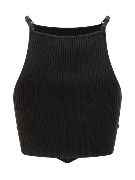 Courrèges Opened Pointy Rib Top