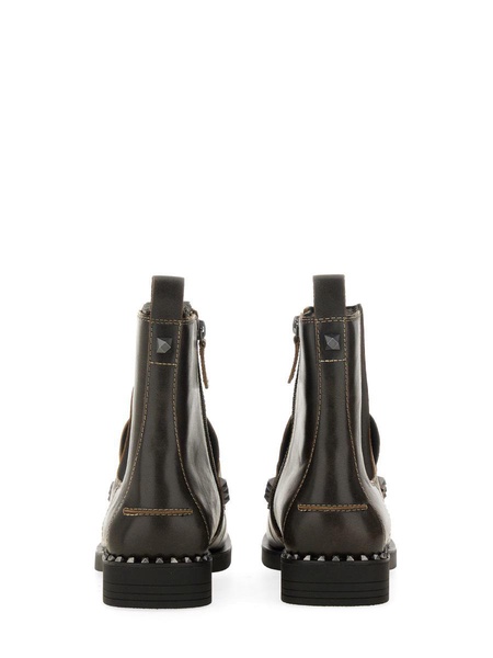 WINGS STUDS LEATHER BOOT
