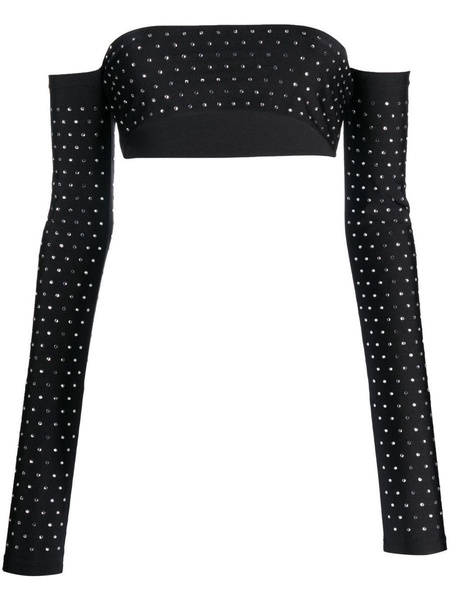 The Andamane Lexi Crystal Crop Top