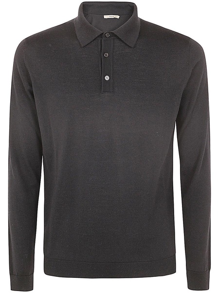 Roberto Collina Long Sleeve Polo Clothing