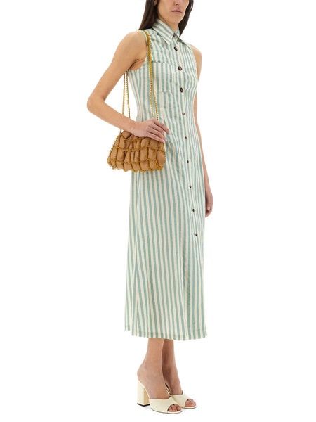 Alysi "Colorful Stripes" Chemisier Dress