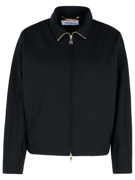 Max Mara 'Plava' Black Polyamide Blend Sweatshirt Women