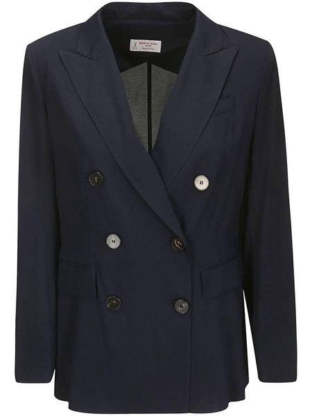 Alberto Biani Georgette Double-Breasted Jacket