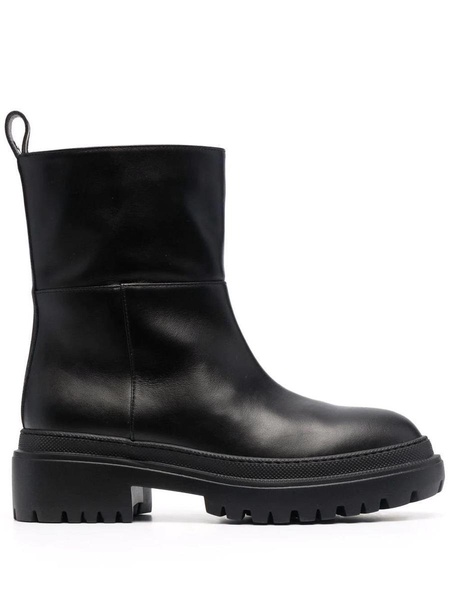 L'Autre Chose Ankle-Length Leather Boots