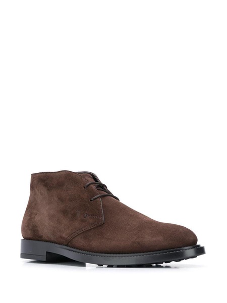 Tod'S Suede Leather Ankle Boot Shoes