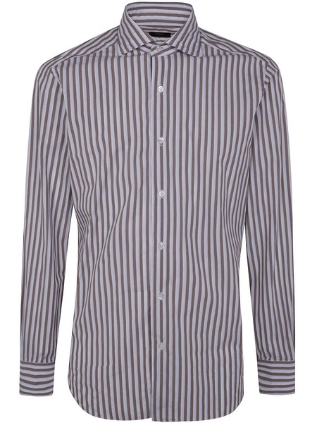 Barba Classic Double Stripes Shirt Clothing