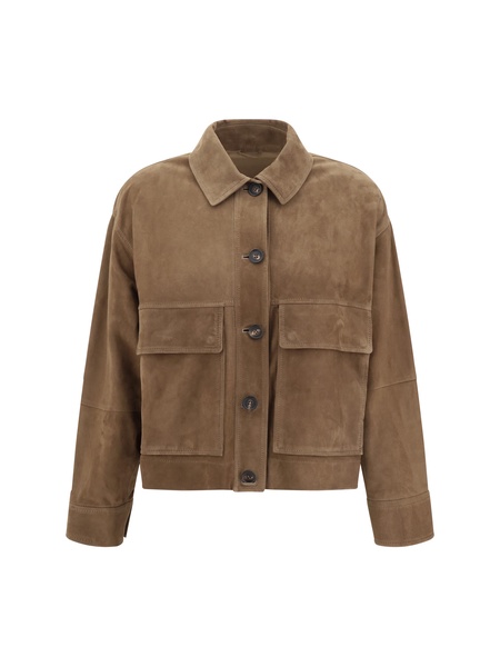 Brunello Cucinelli Women Suede Jacket