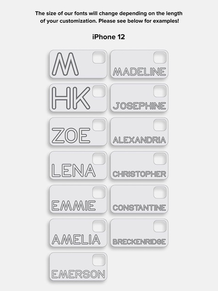 Fine Line Custom Phone Case