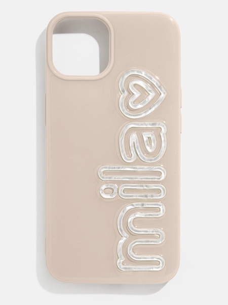 All the Beige Custom iPhone Case